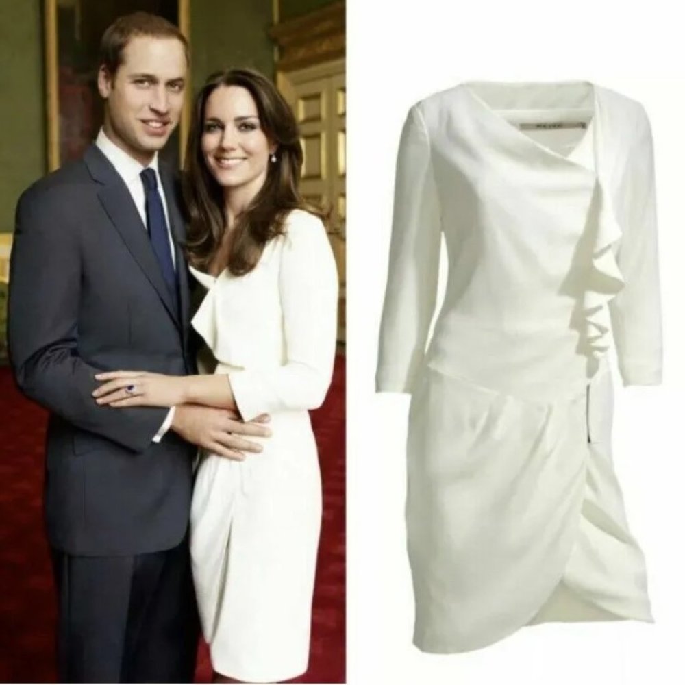 Reiss Nanette Dress - Kate Middleton Royal Engagement Photos UK8/US4 Rare